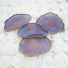 Load image into Gallery viewer, Purple dreams resin coasters, set of 4
